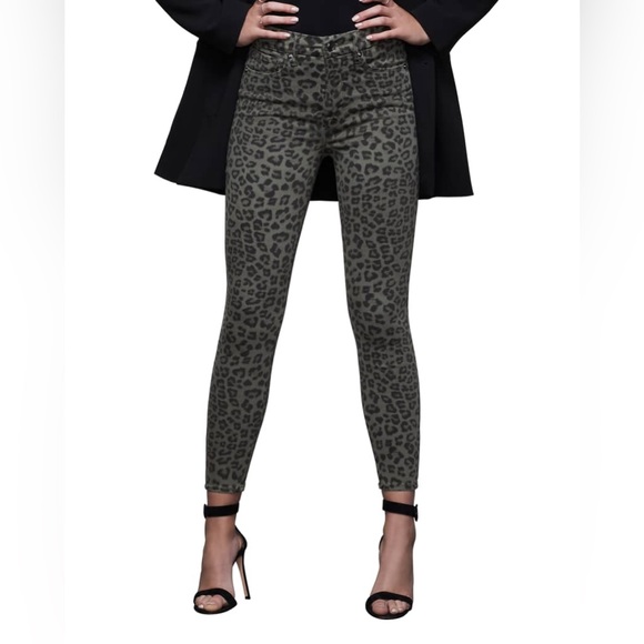 Good American Denim - Good American Good Legs Leopard Print Jeans 0094